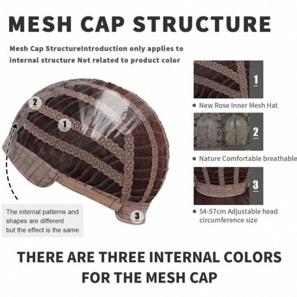 Curly Brown Wig - Picture 4 of 6